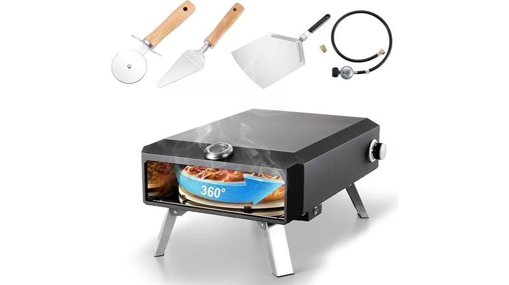 outdoor gas pizza oven