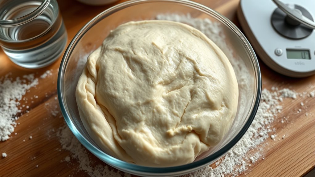 perfectly balanced dough texture