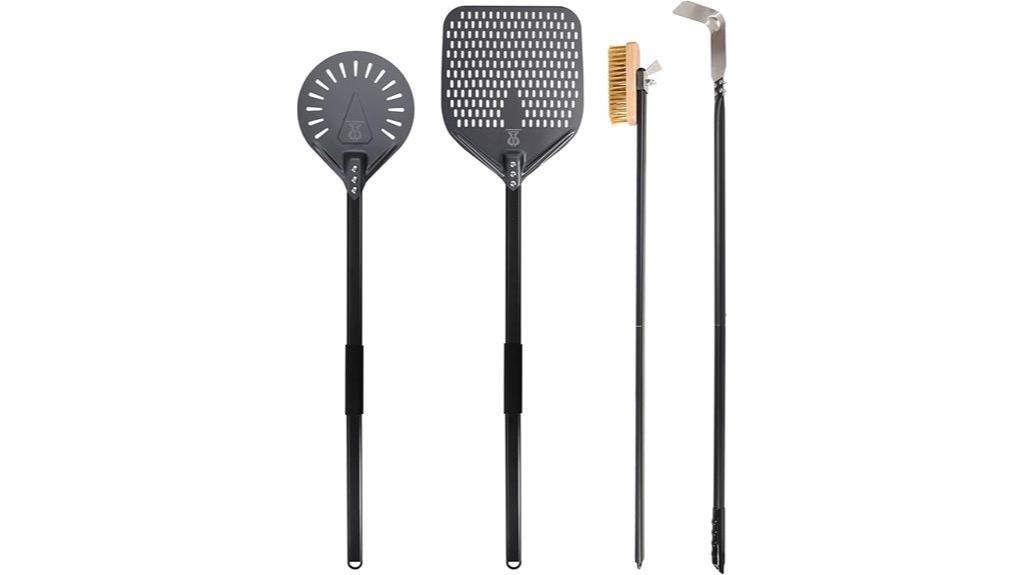 pizza peel and brush set