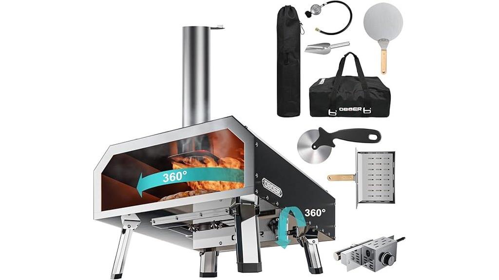 portable outdoor pizza oven