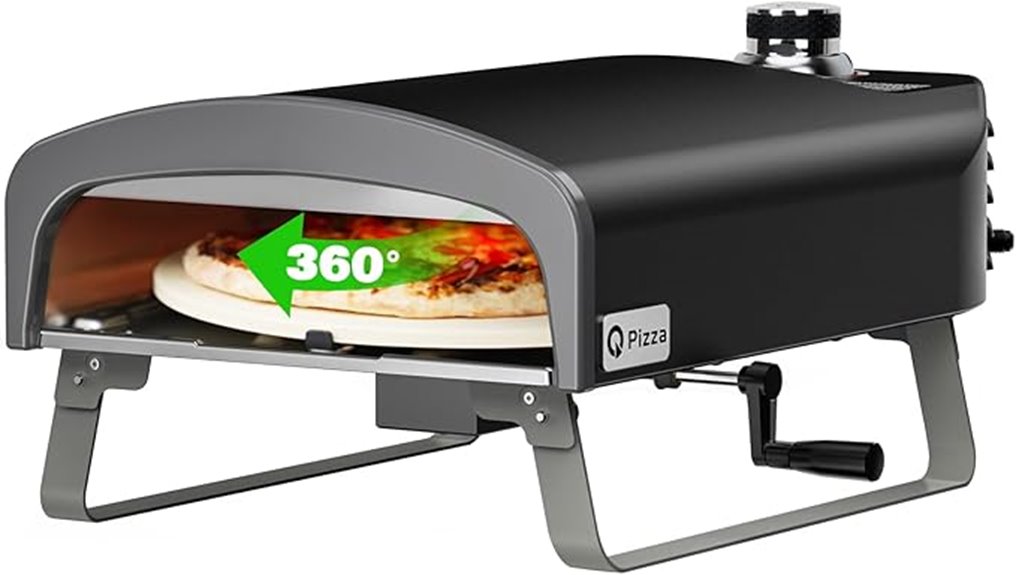 portable propane pizza oven