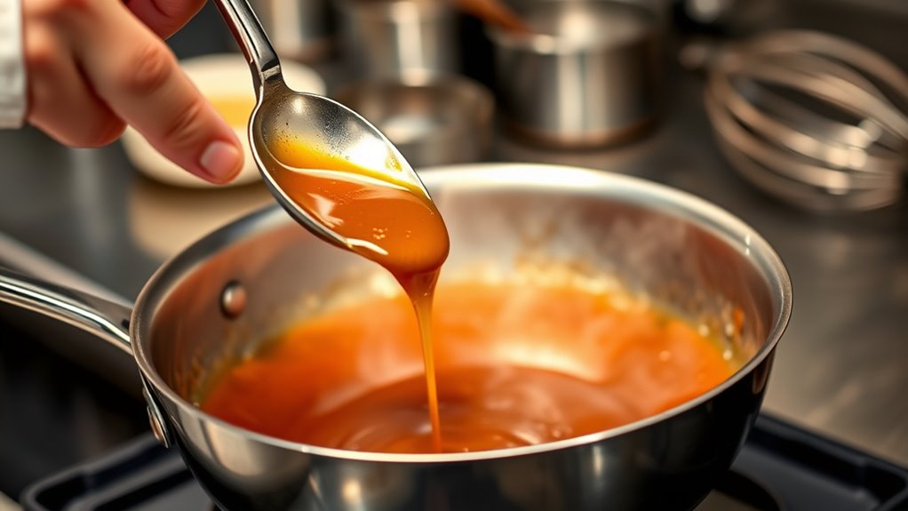 pour liquids gradually carefully