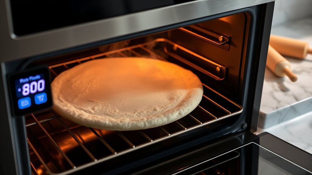 preheat and stabilize oven