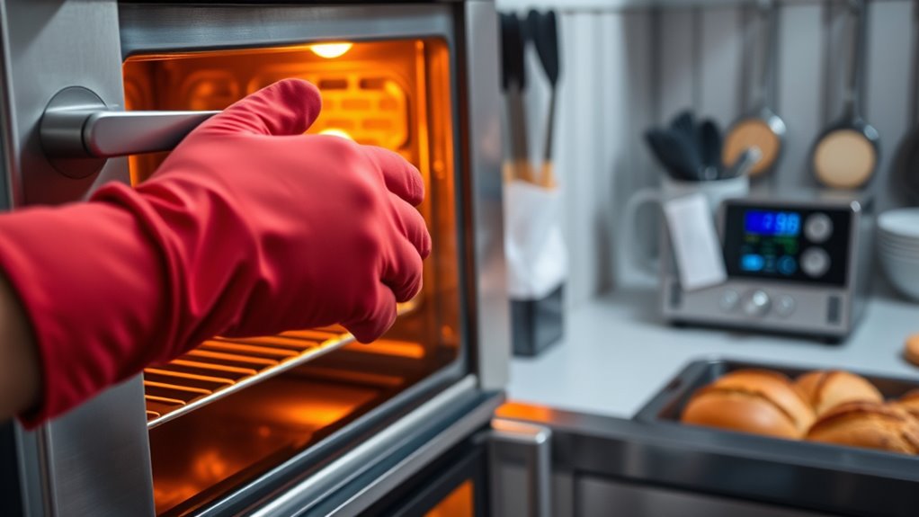 prevent oven burn accidents