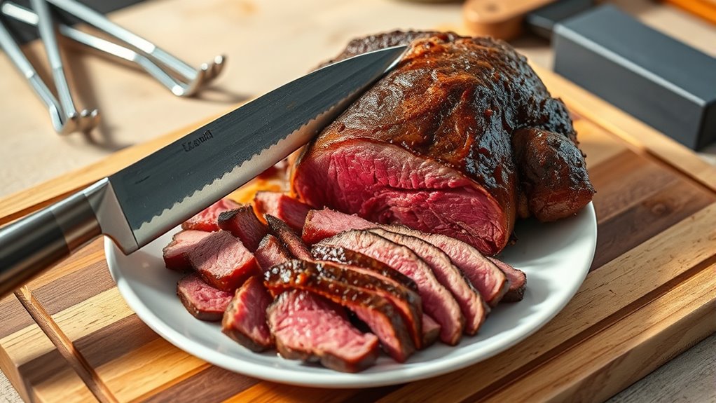 professional cutting and serving techniques