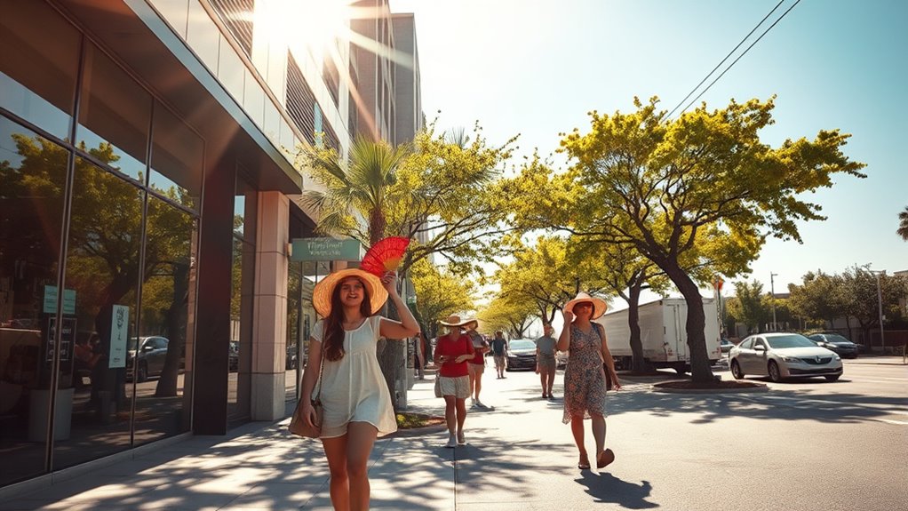 prolonged hot weather conditions