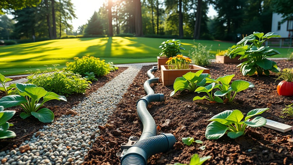 proper grading and drainage