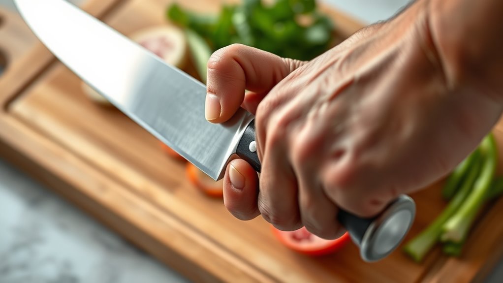 proper knife handling technique