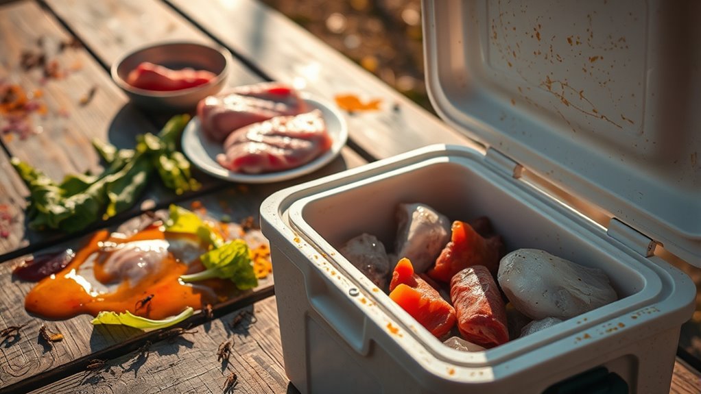 proper outdoor food storage