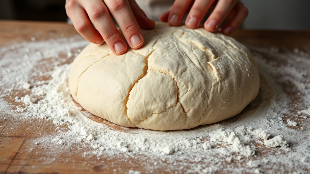 punch rest reinforce dough