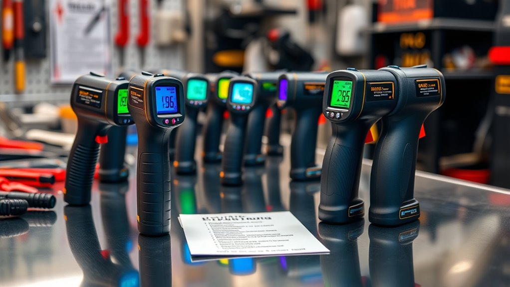 quick contactless temperature detection