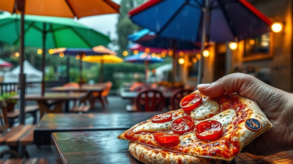 rainy day pizza misconceptions