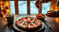rapid winter pizza preparation