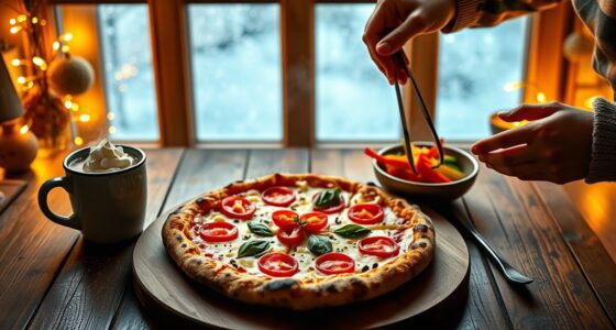rapid winter pizza preparation