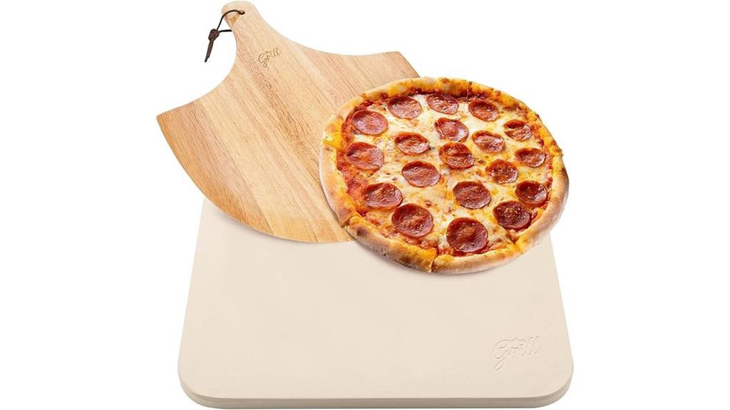 rectangular pizza bbq stone