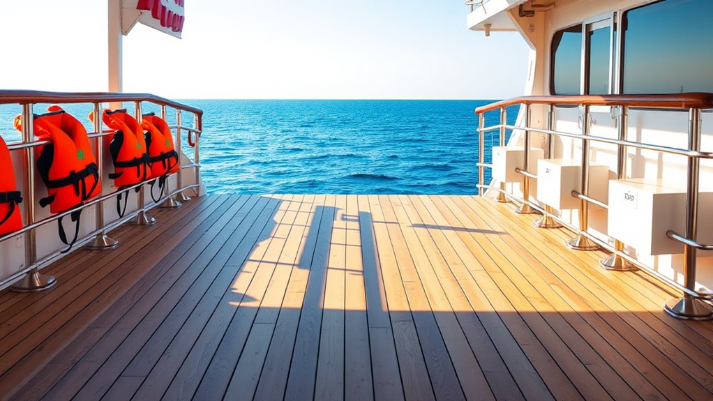 safe organized deck setup