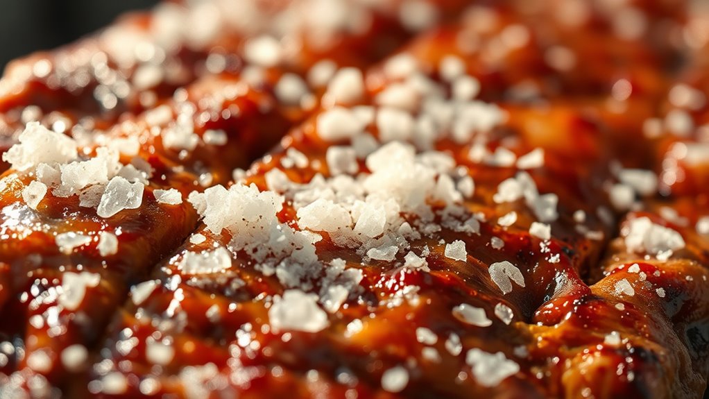 salt controls moisture and browning