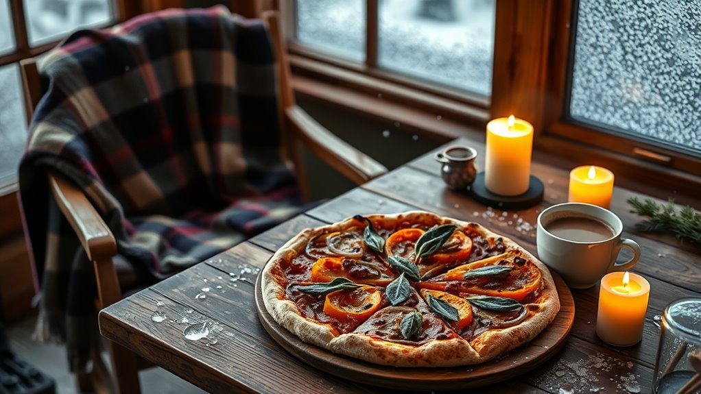 seasonal flavors for cozy pizza
