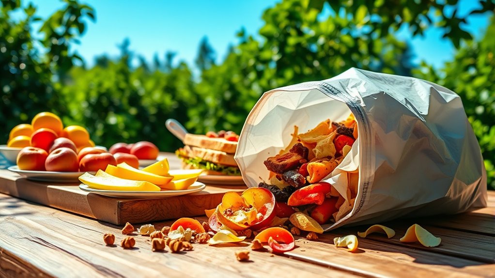 secure outdoor food waste
