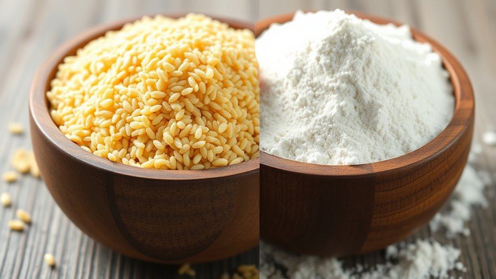 semolina minerals gluten rich