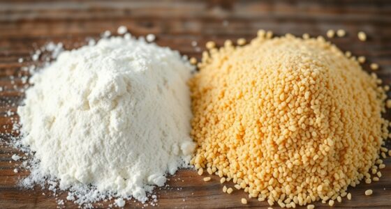 semolina vs flour comparison