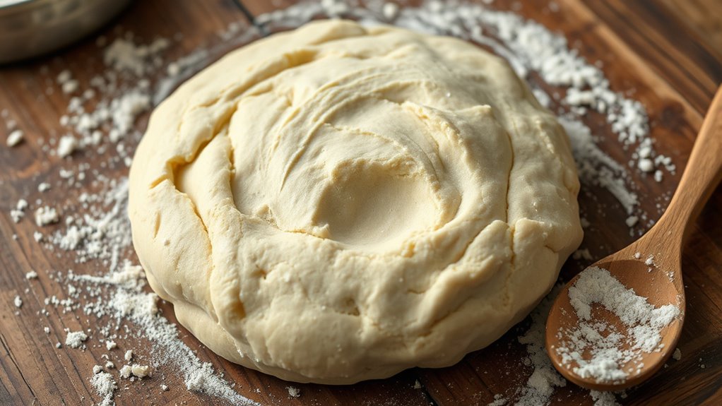 signs of poorly mixed dough