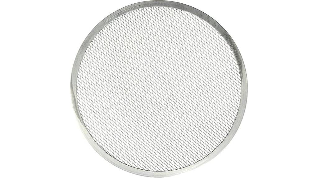 silver pizza screen dimensions