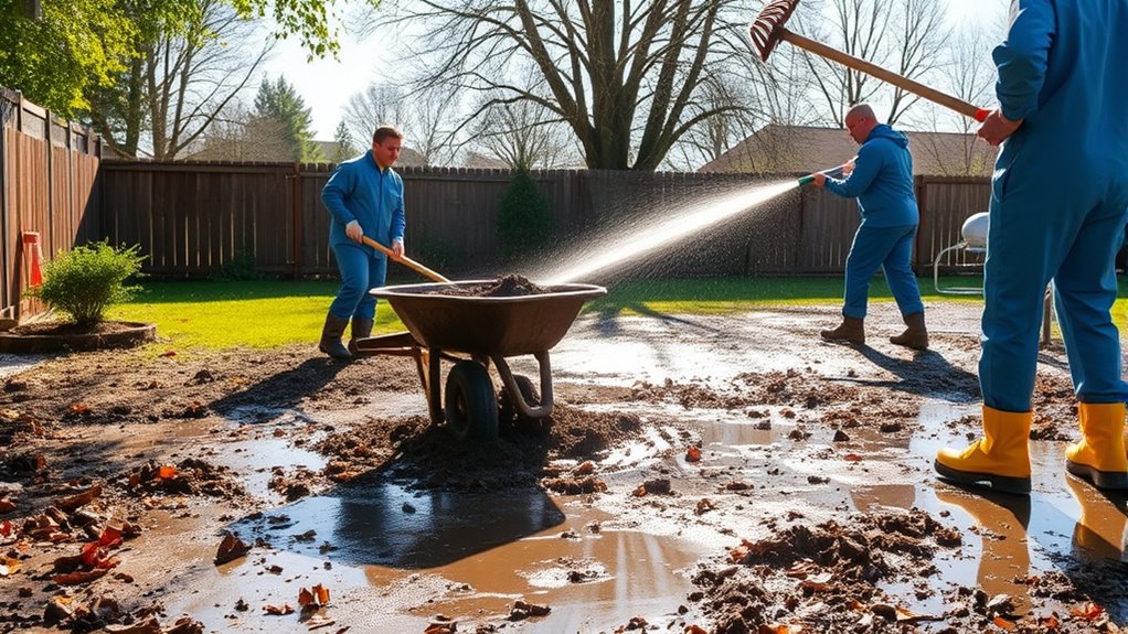 soil mud debris management