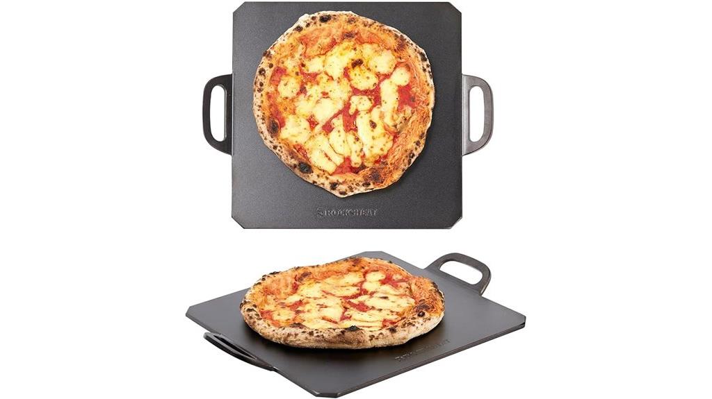 square steel pizza pan