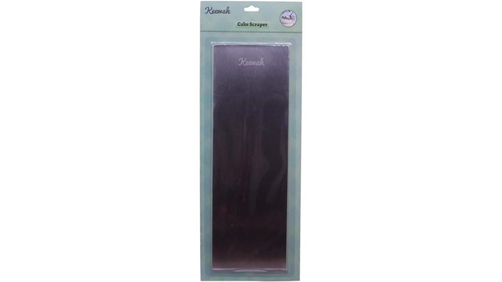 stainless steel cake scraper