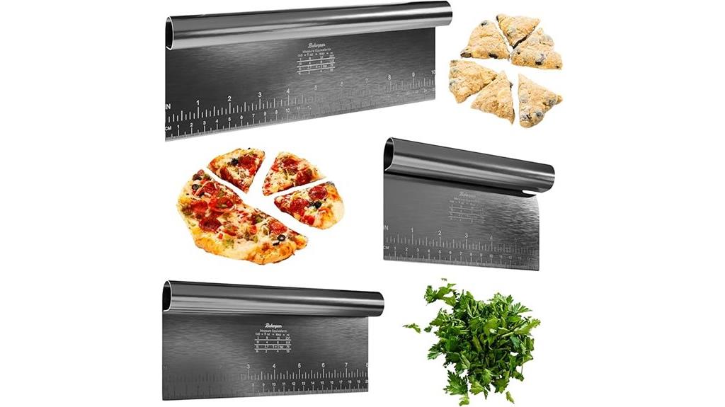 stainless steel dough cutter