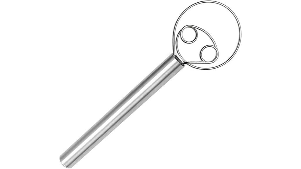 stainless steel pastry whisk