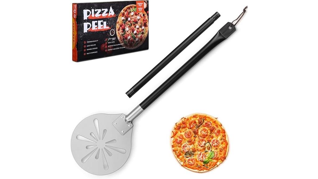stainless steel pizza paddle