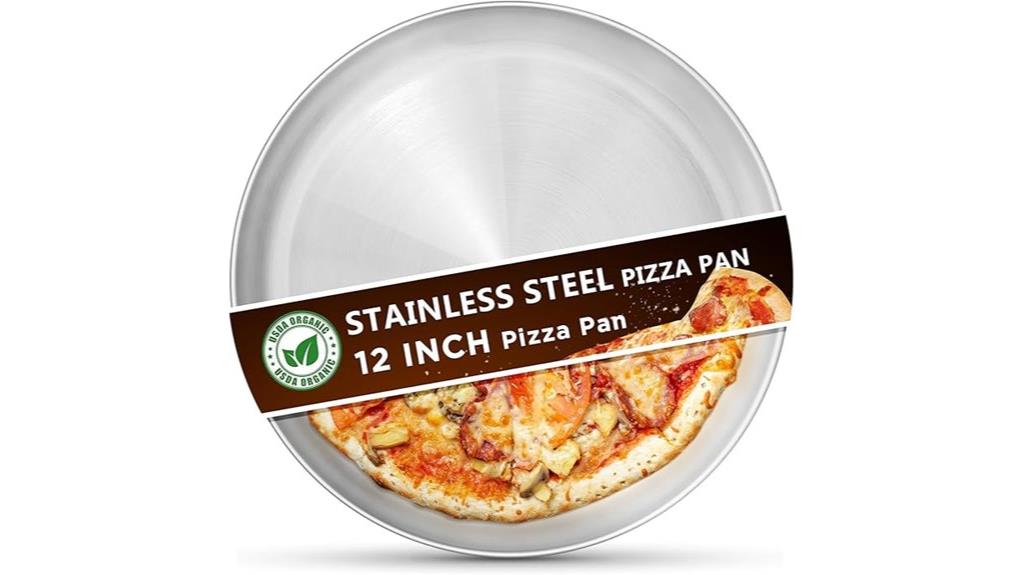 stainless steel pizza pan