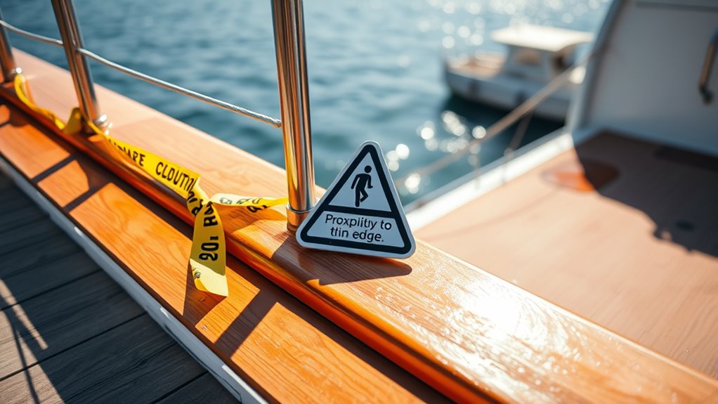 stay alert near edges