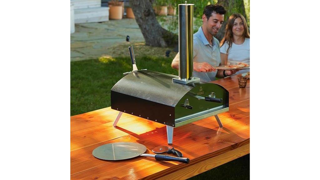 stoke 16 inch outdoor pizza oven