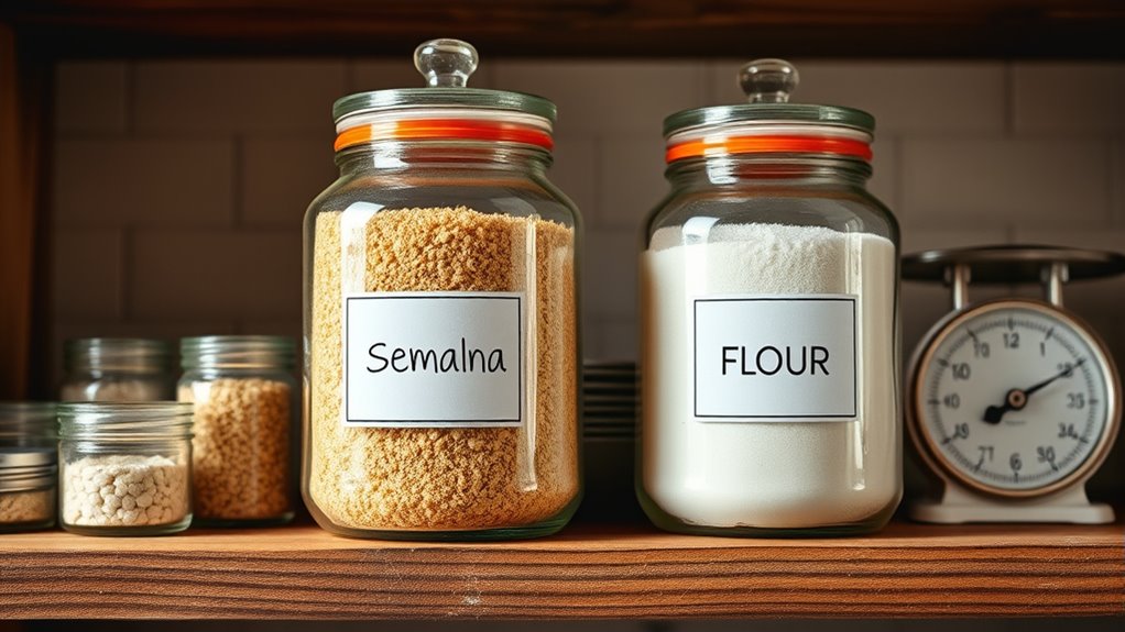 store ingredients in cool dark containers