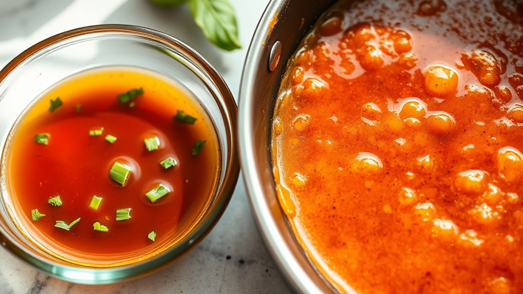 tailor seasonings for sauces