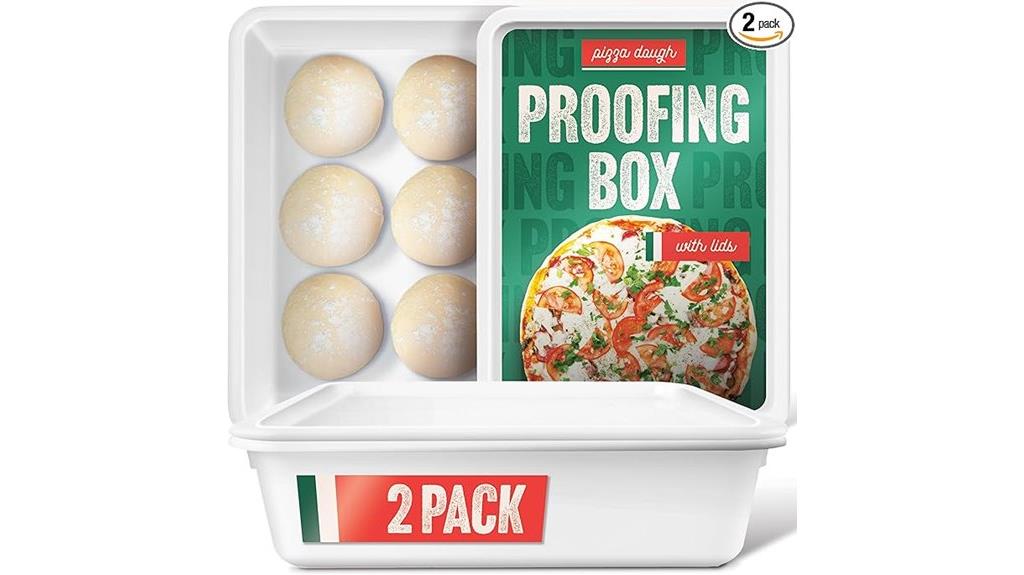 two pack dough proofing containers