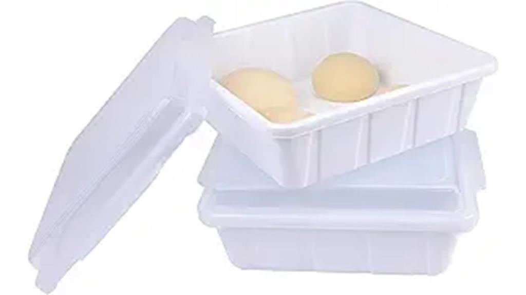 two pack dough proofing trays