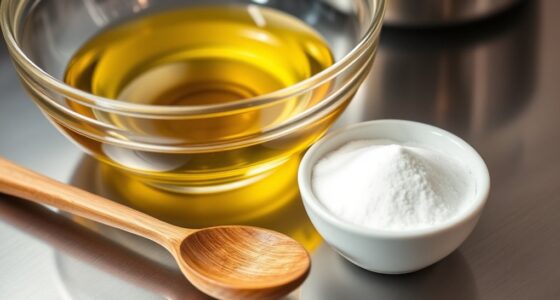 use oil and sugar carefully