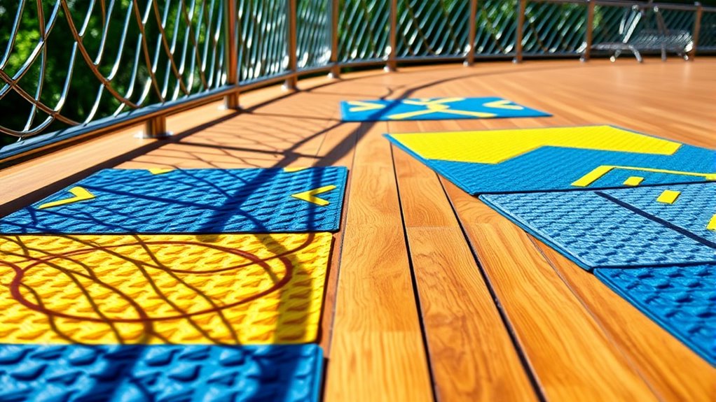 use slip resistant safety surfaces
