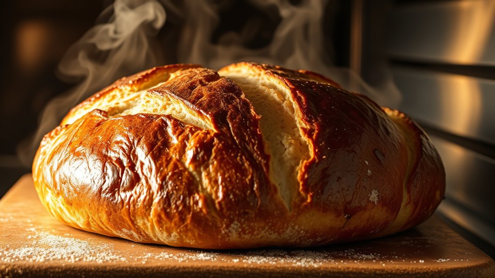 use steam for overproofed bread