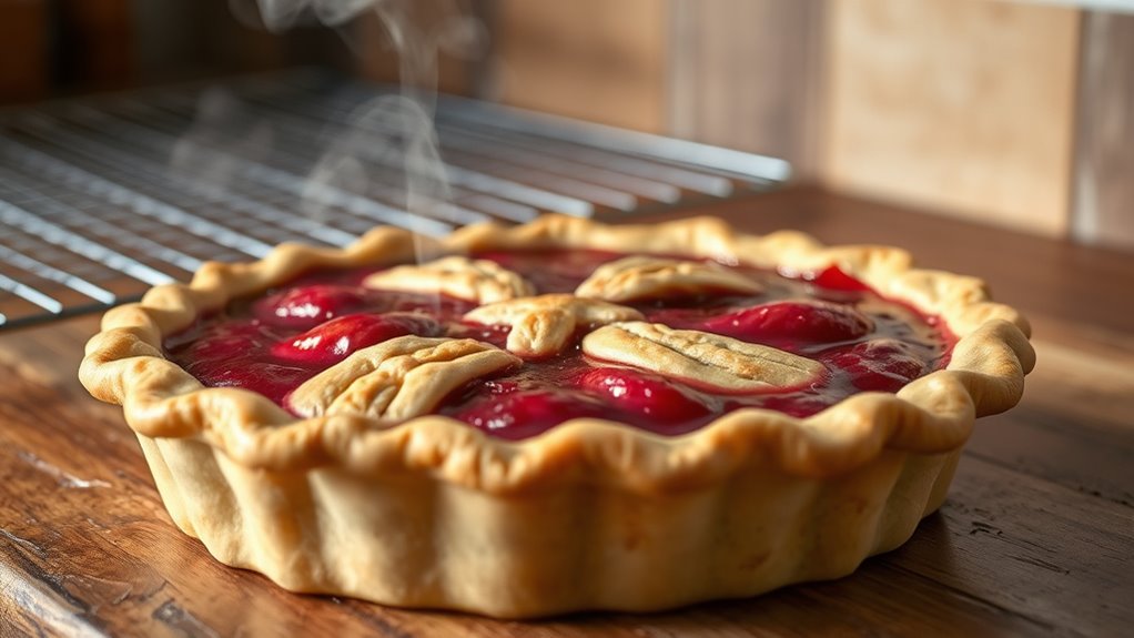 wait before handling pie