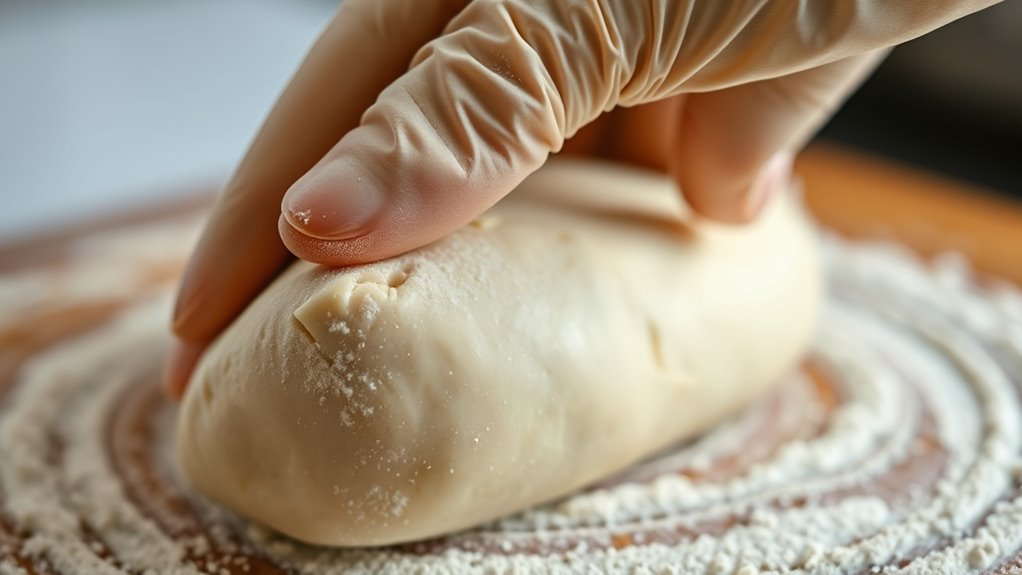 warm dough stretches better