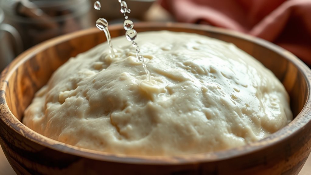 warm water activates yeast