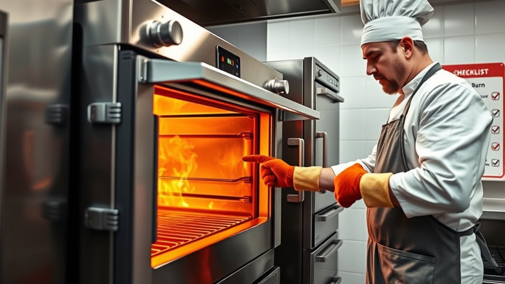 wear protective oven gear