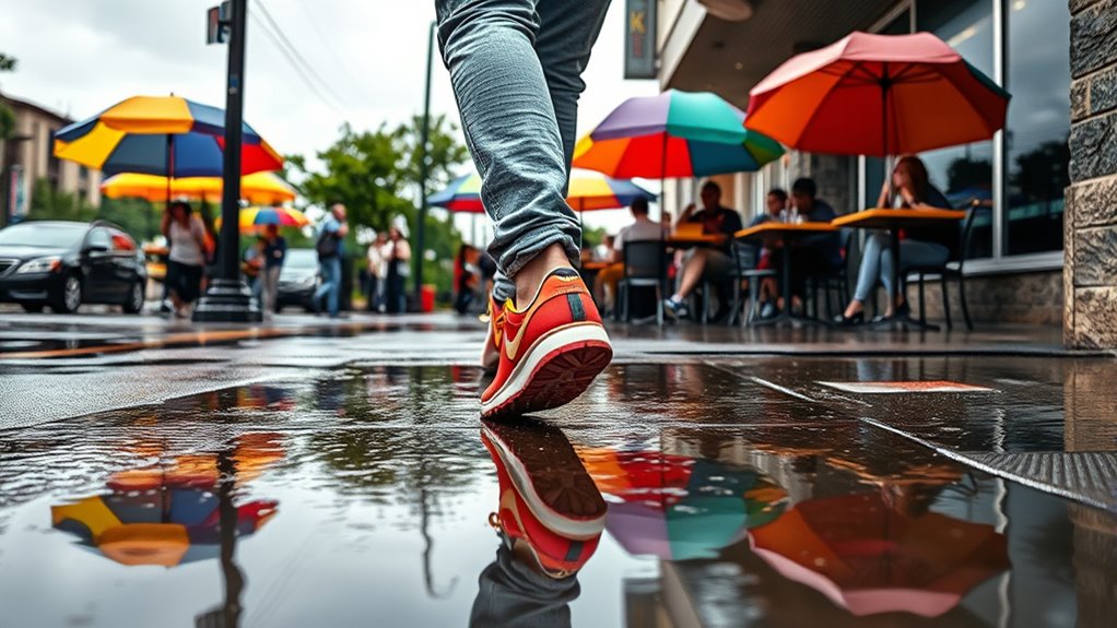 wear waterproof slip resistant shoes
