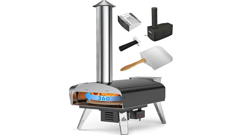 wood fired outdoor pizza oven