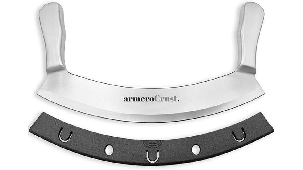 12 inch double handle mezzaluna